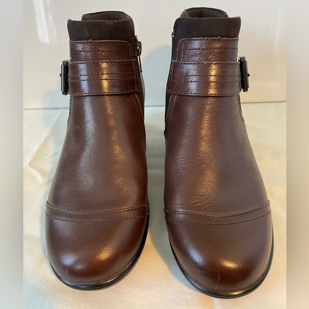 Brown booties